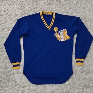 VTG Pittsburgh Panther Basketball Longsleeve Warm Up Longsleeve Shirt XL